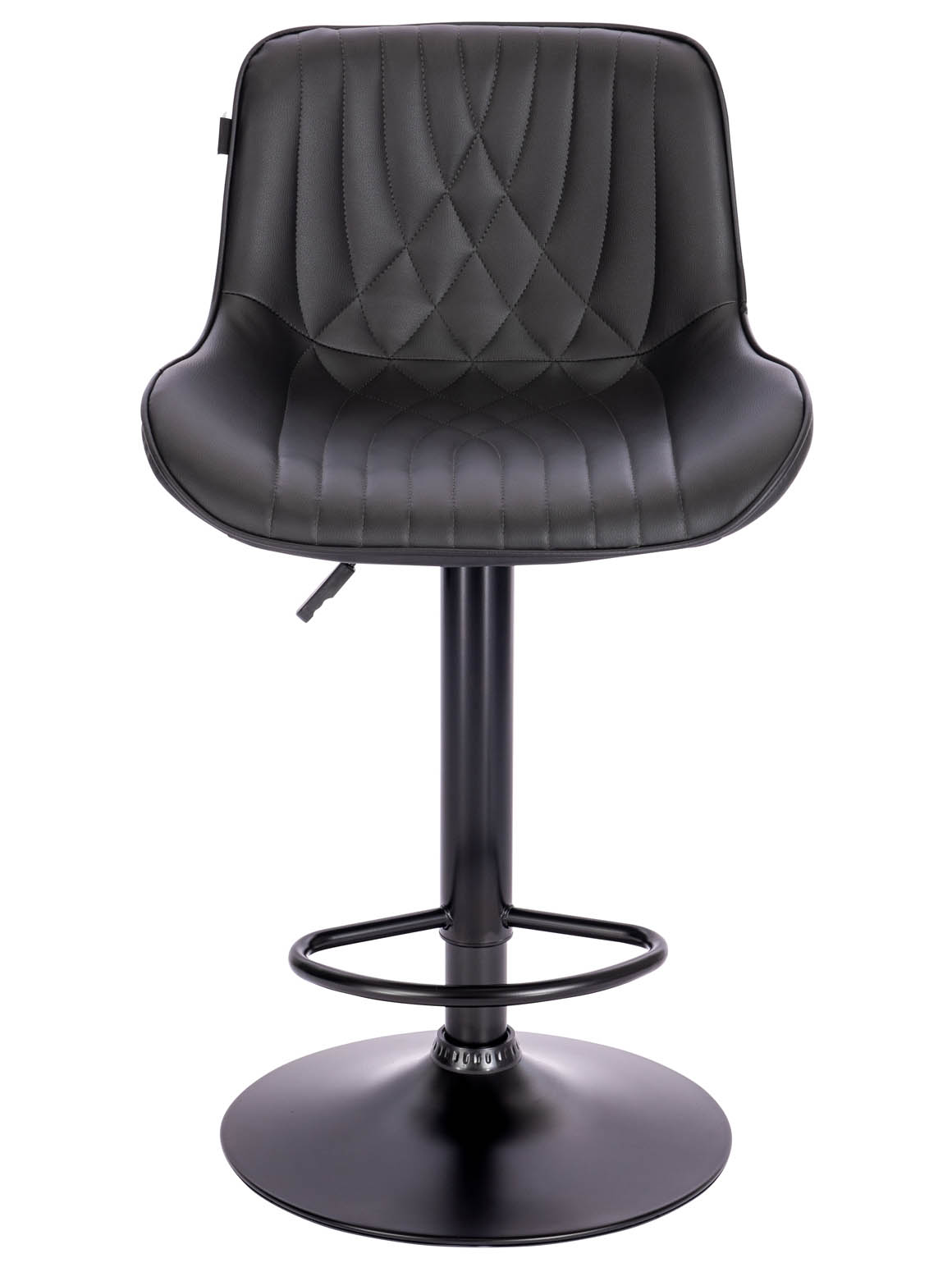 Стул барный Everprof Grace Black экокожа